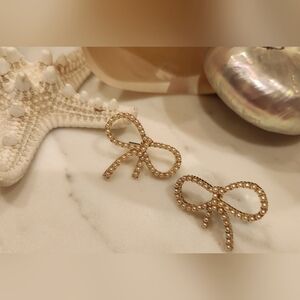 Cute Preppy Bow Earrings